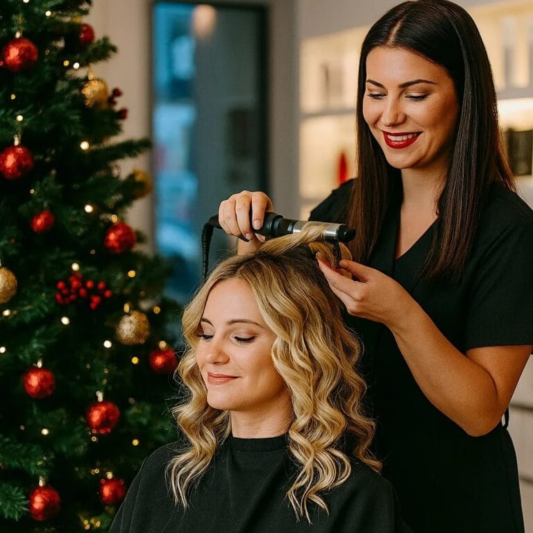 get party ready from the unisex salon Ruby